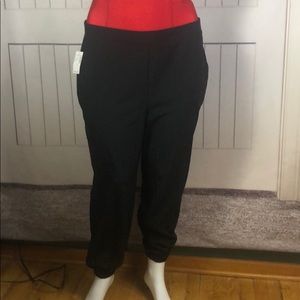 NWT DB SUNDAY dress barn black jogger pants 3X